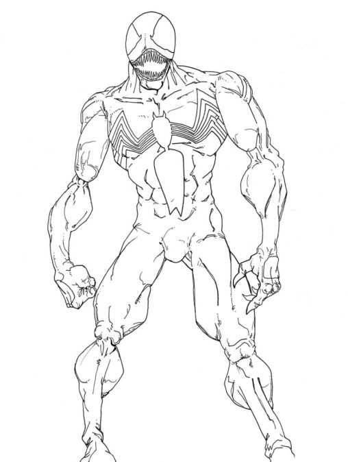 10 Venom Spiderman Coloring Pages Free: Unleash Your Inner Web-Slinger