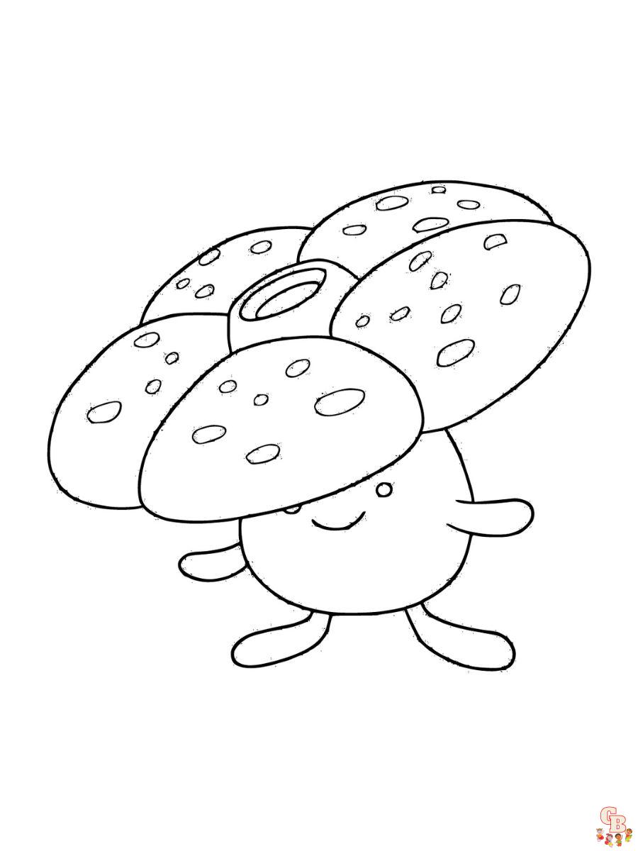 vileplume coloring pages