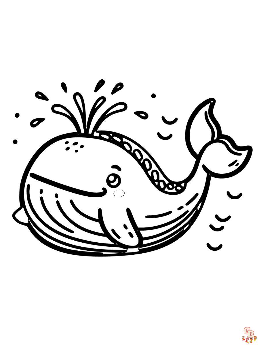 whale coloring pages pdf