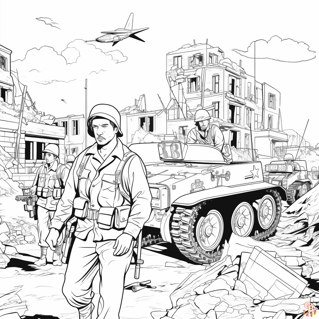 WW2 Coloring Pages