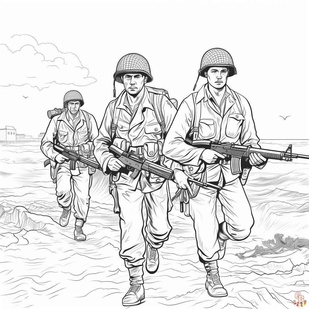 WW2 Coloring Pages