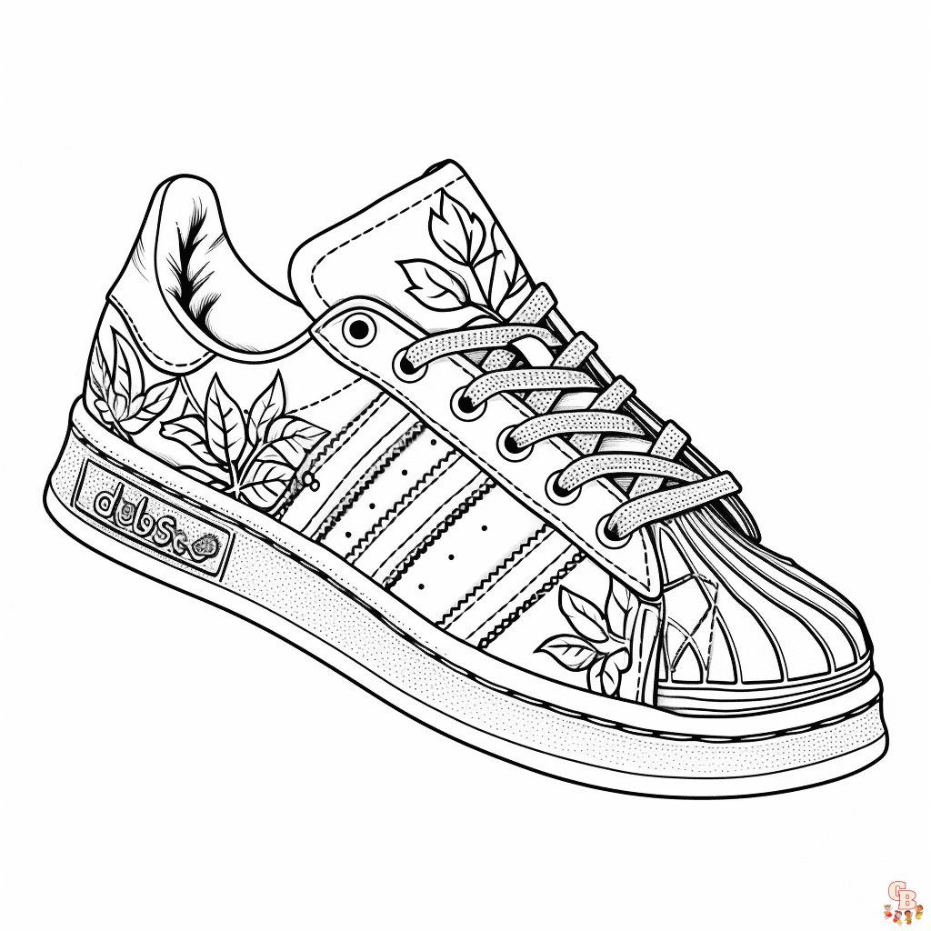 Adidas coloring pages free