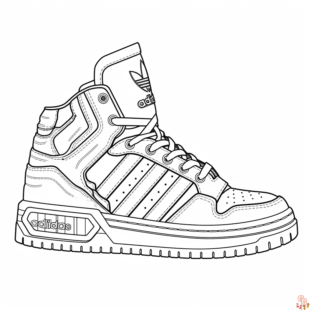 Adidas coloring pages to print