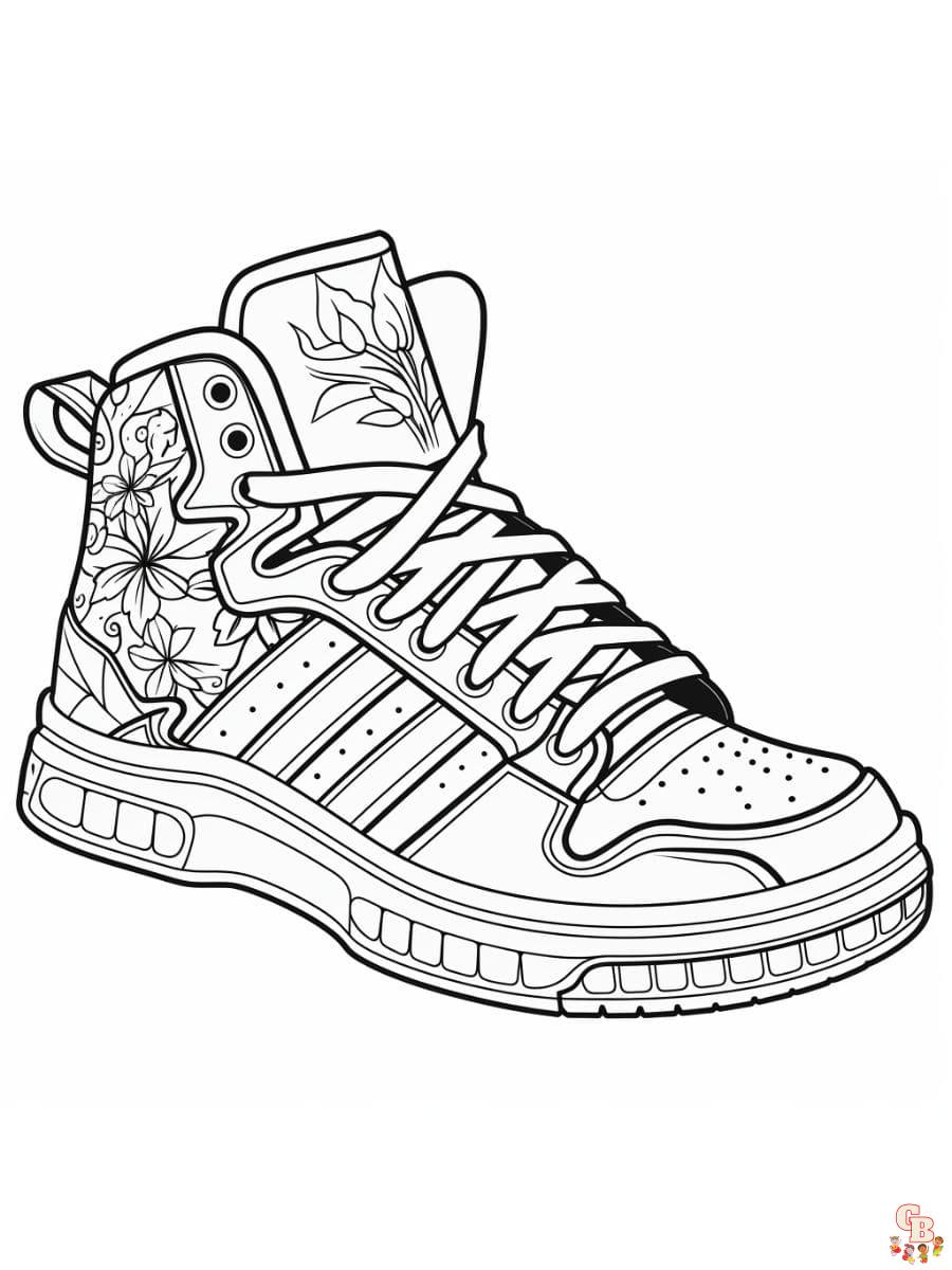 Adidas coloring pages