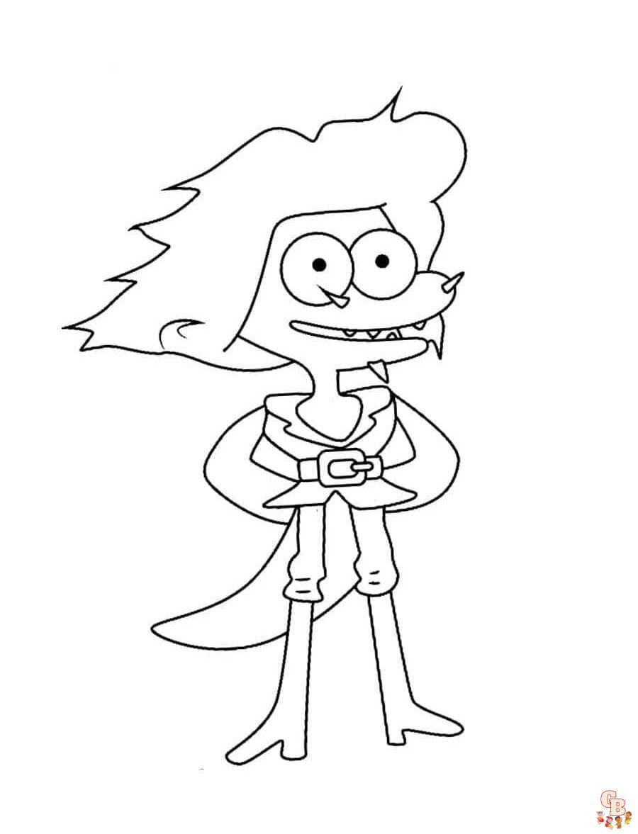 Amphibia coloring pages free