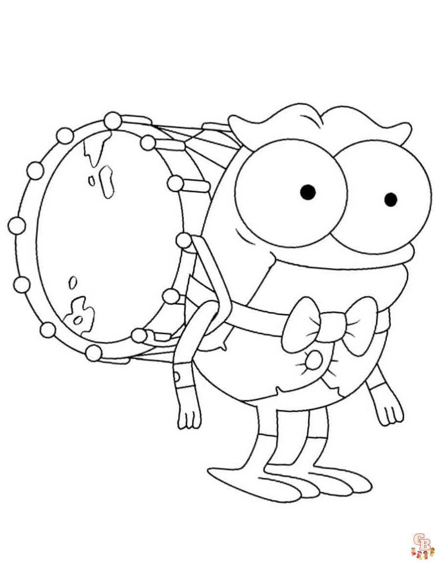 Amphibia coloring pages to print