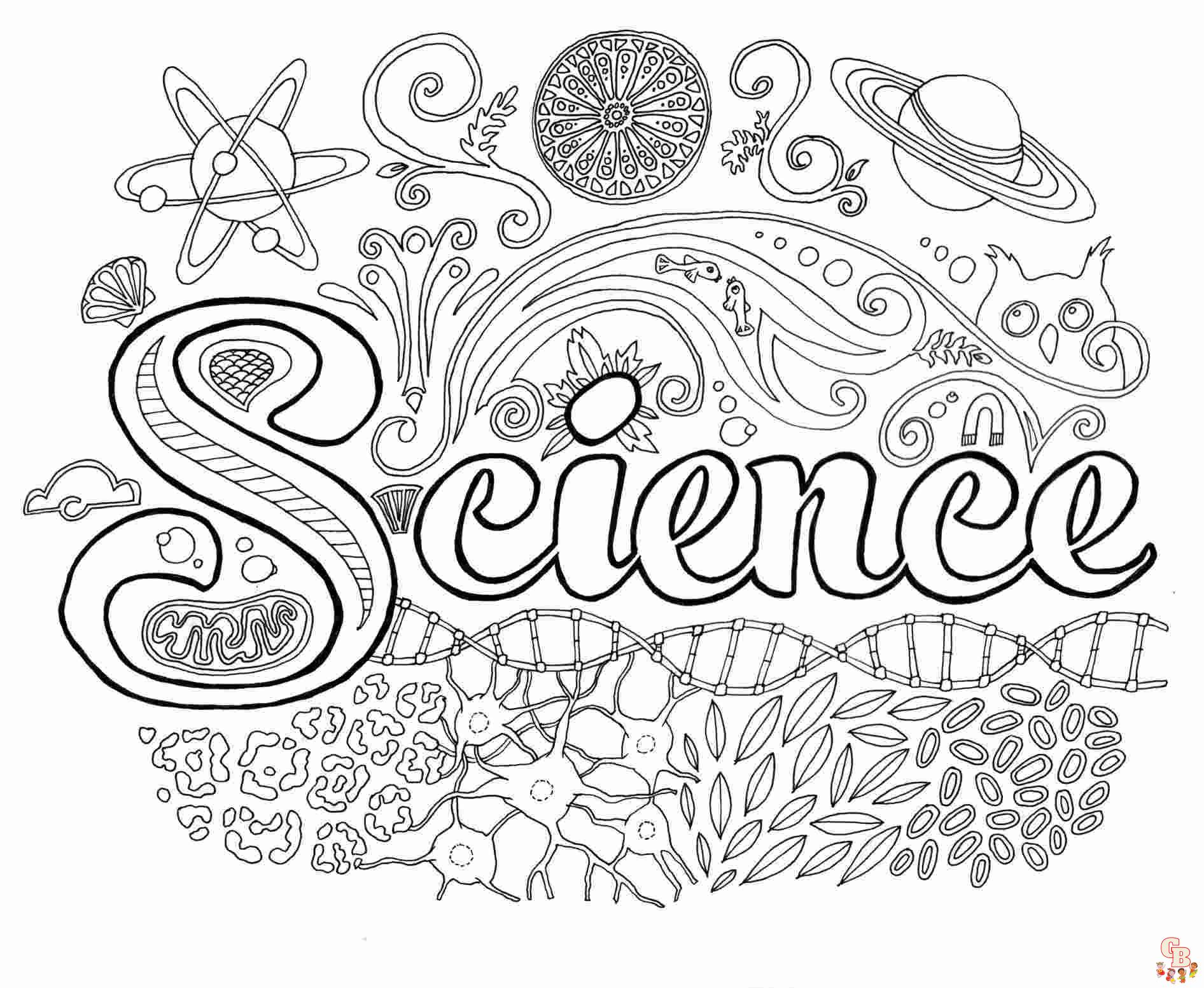 Biology coloring pages printable