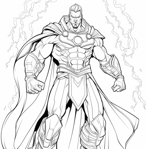 Printable Black Adam Coloring Pages Free For Kids And Adults
