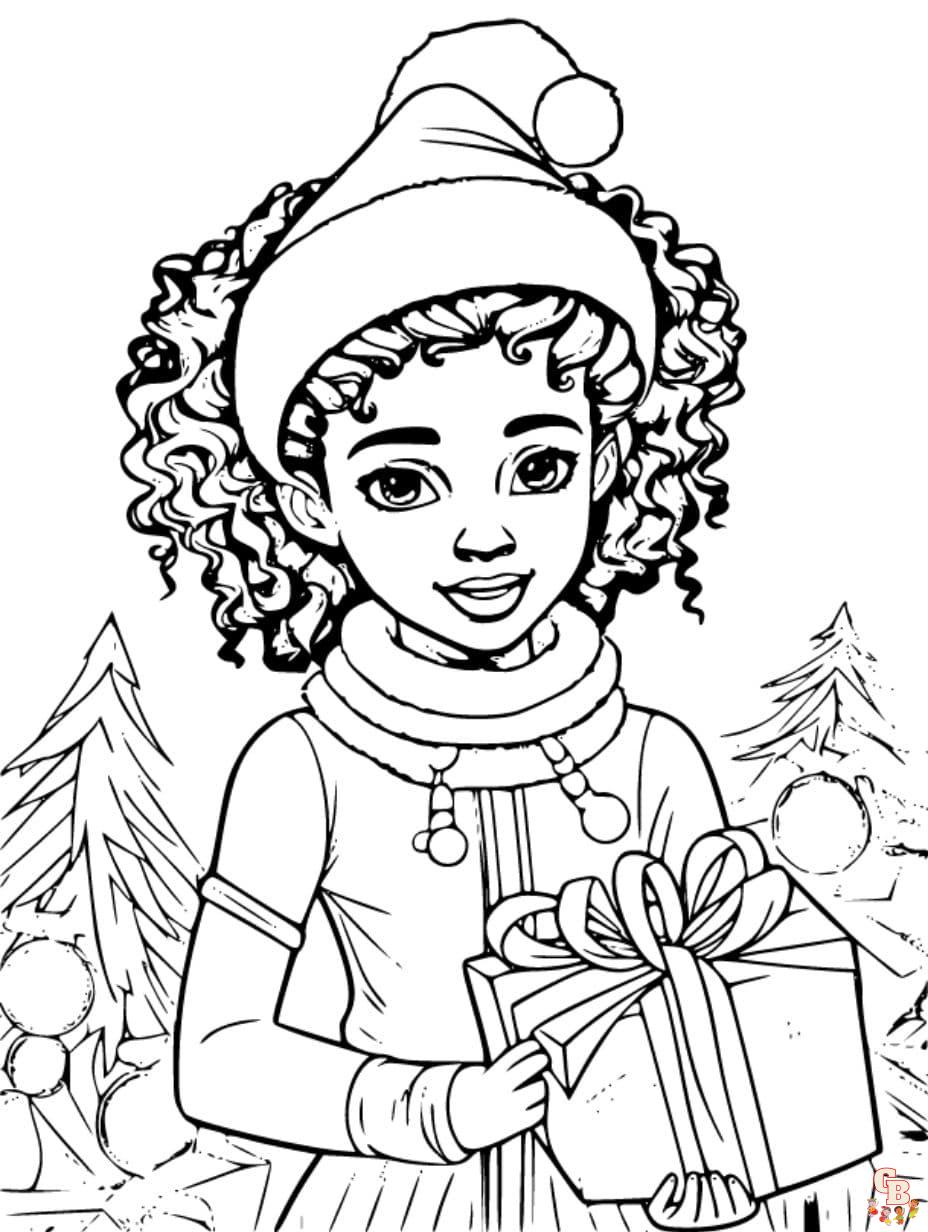 Black Girl Coloring pages