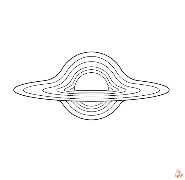 Black hole coloring pages printable