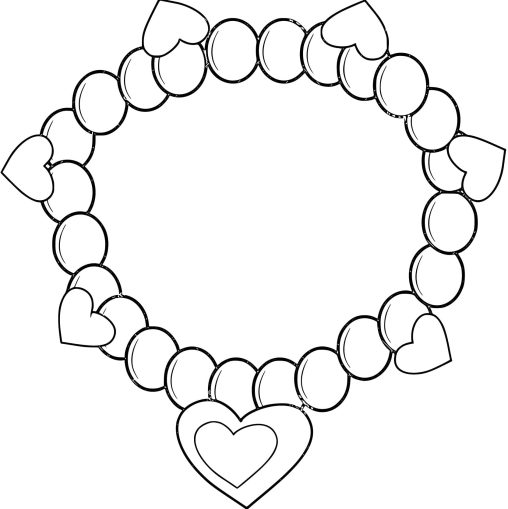 Printable Bracelet Coloring Pages Free For Kids And Adults