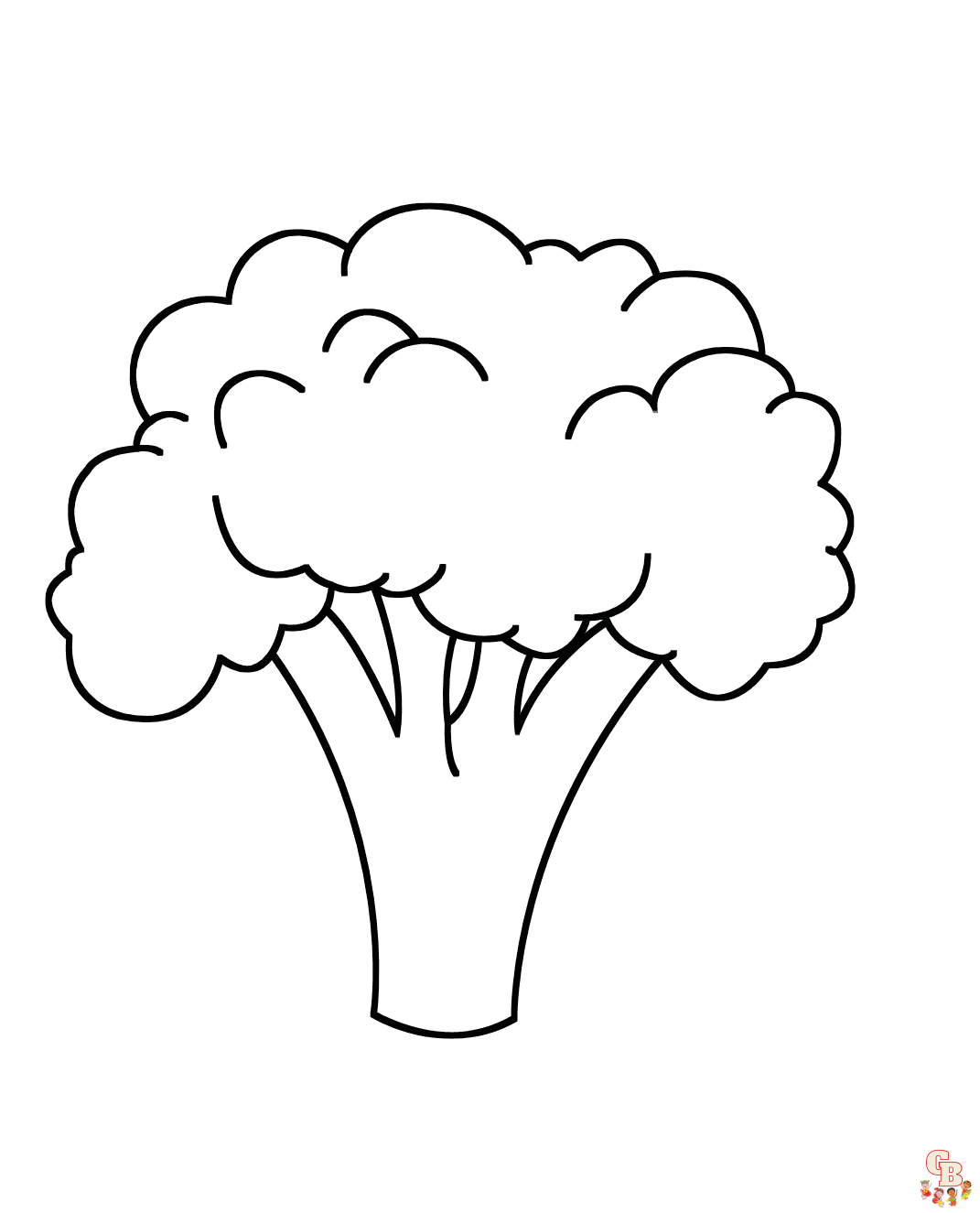 Broccoli coloring pages free
