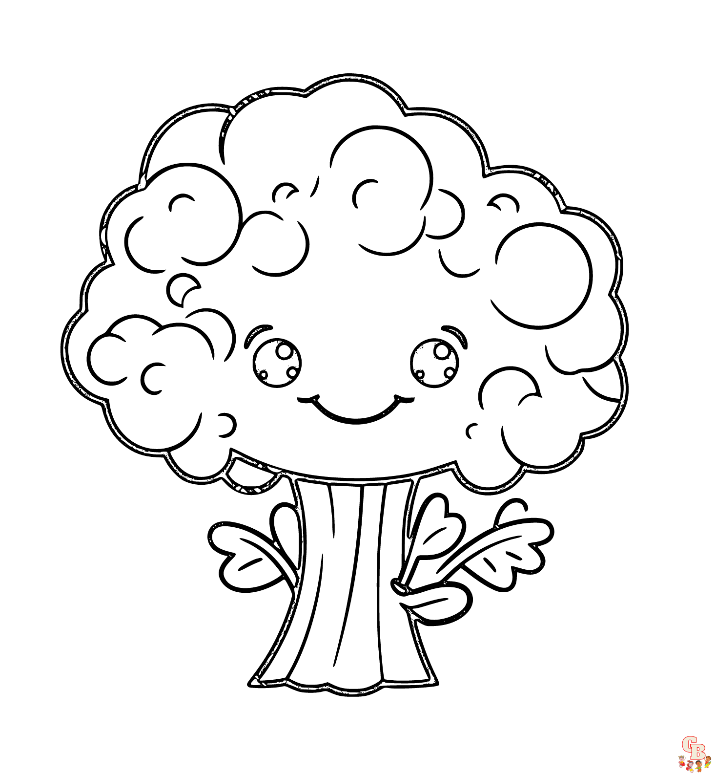 Broccoli coloring pages to print