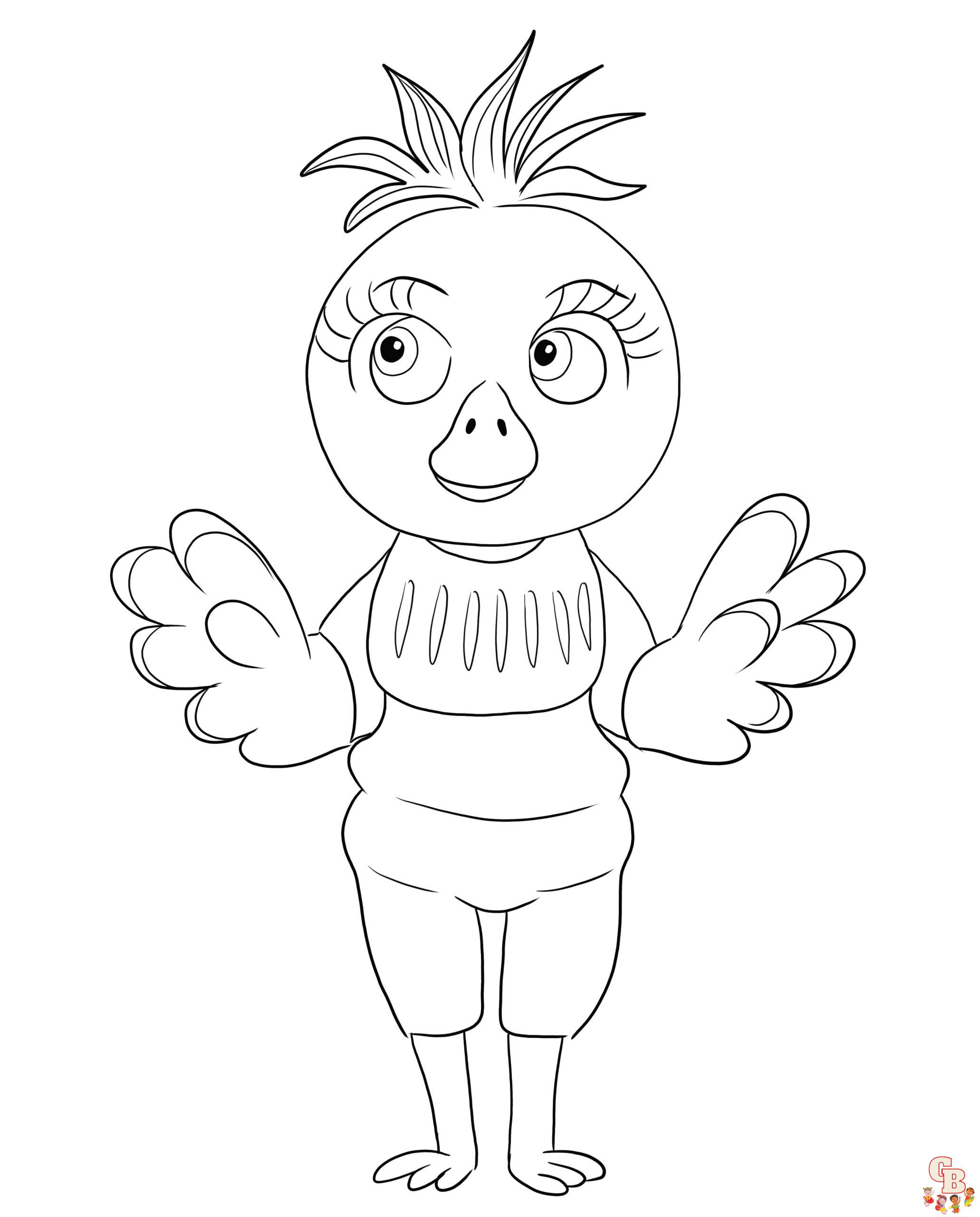 Chica Coloring Sheets
