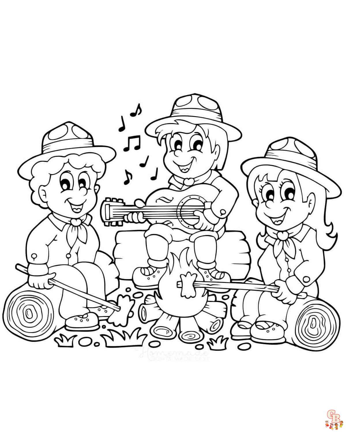 Cub Scout coloring pages free