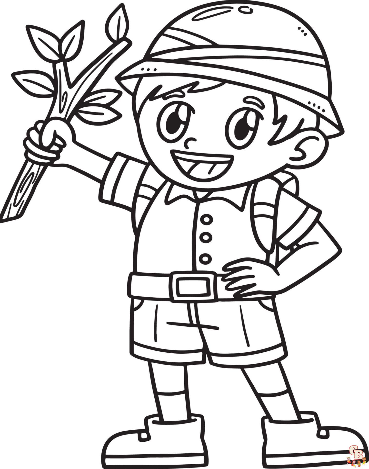 Cub Scout coloring pages printable