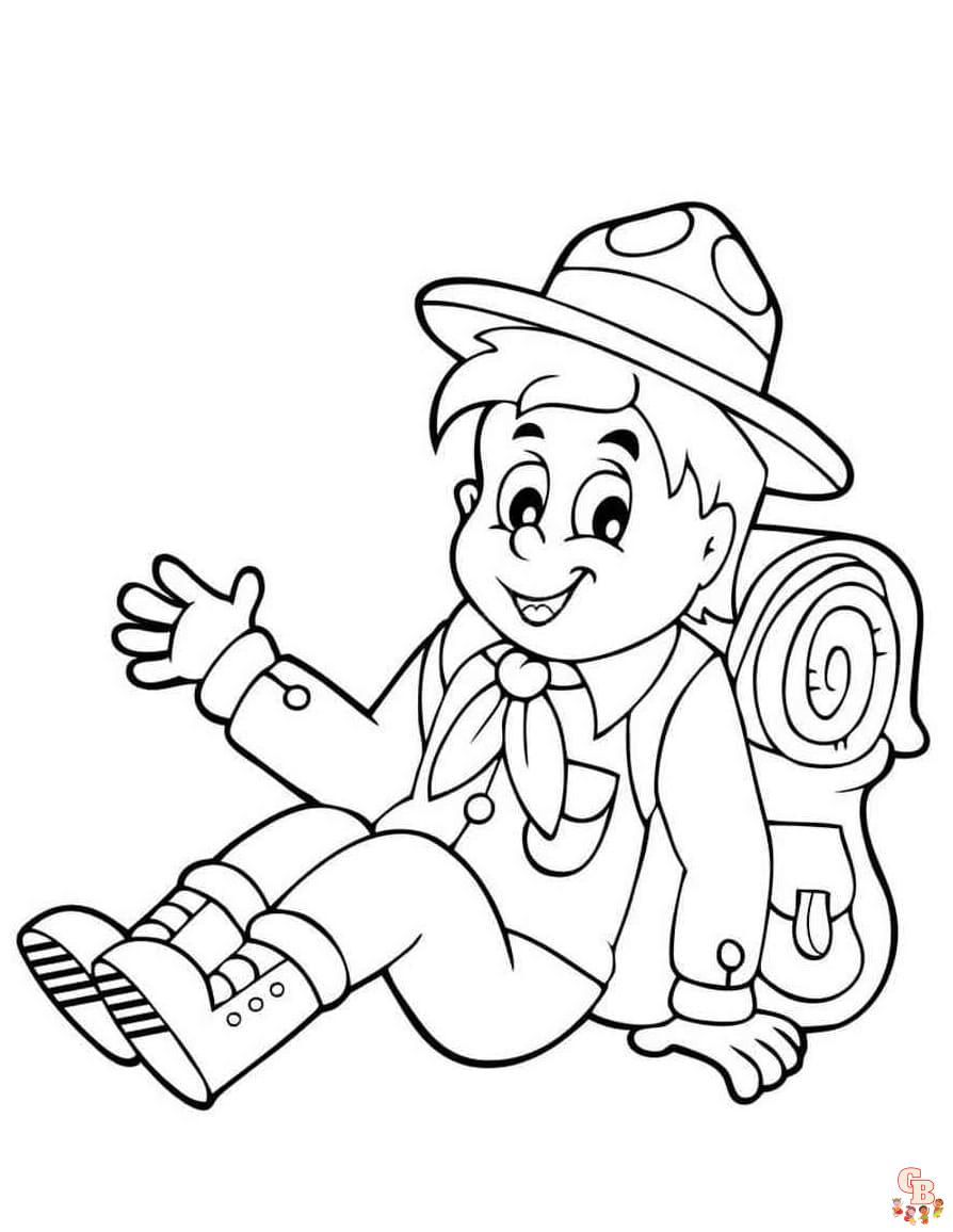 Cub Scout coloring pages to print