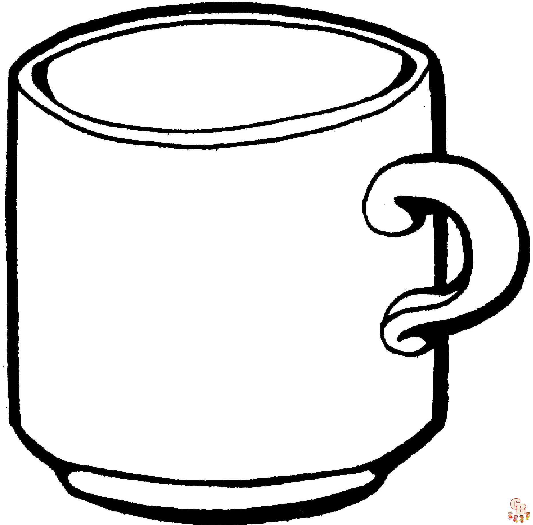 Dibujo de Taza para té para colorear  Dibujos para colorear imprimir gratis