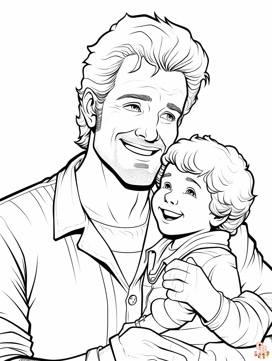 Dad coloring pages printable free