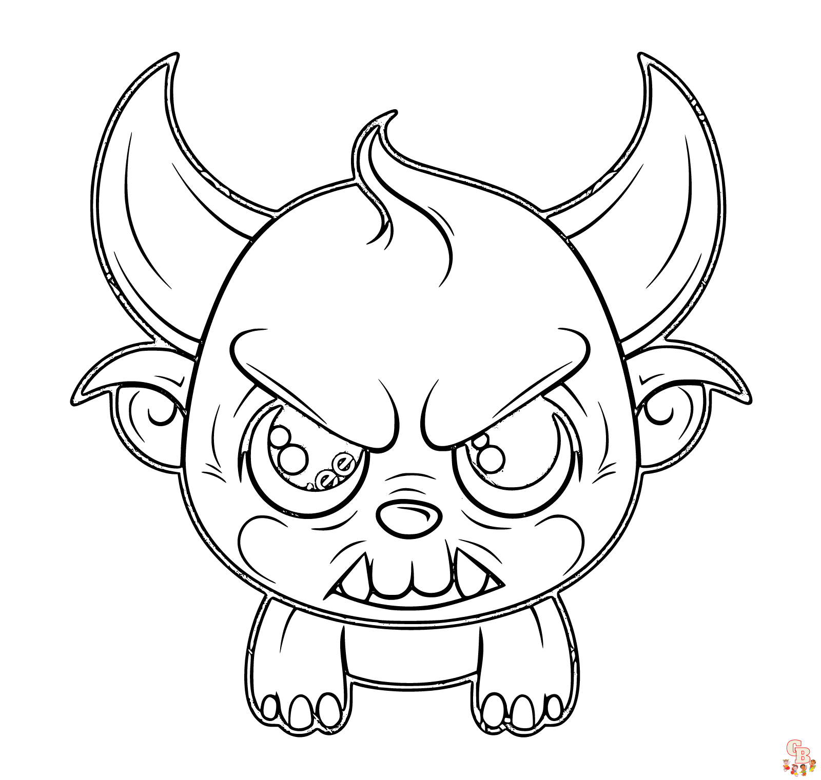 Devil coloring pages to print