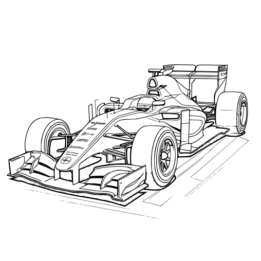 Printable F1 Coloring Pages Free For Kids And Adults