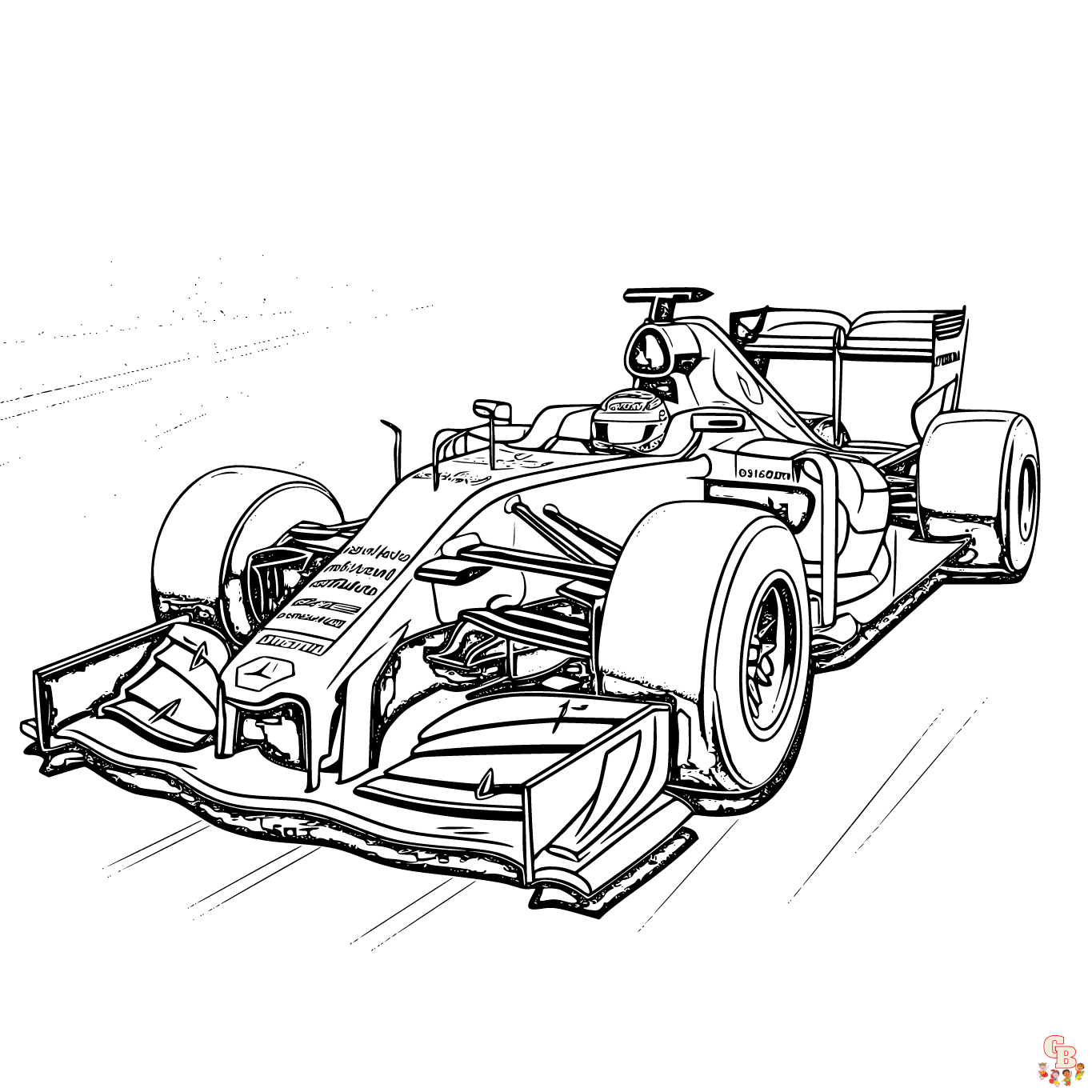 F1 coloring pages printable