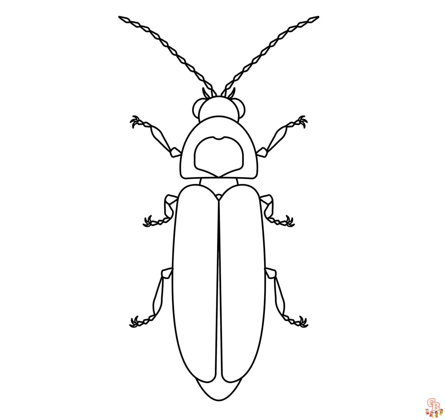 Firefly Coloring Pages