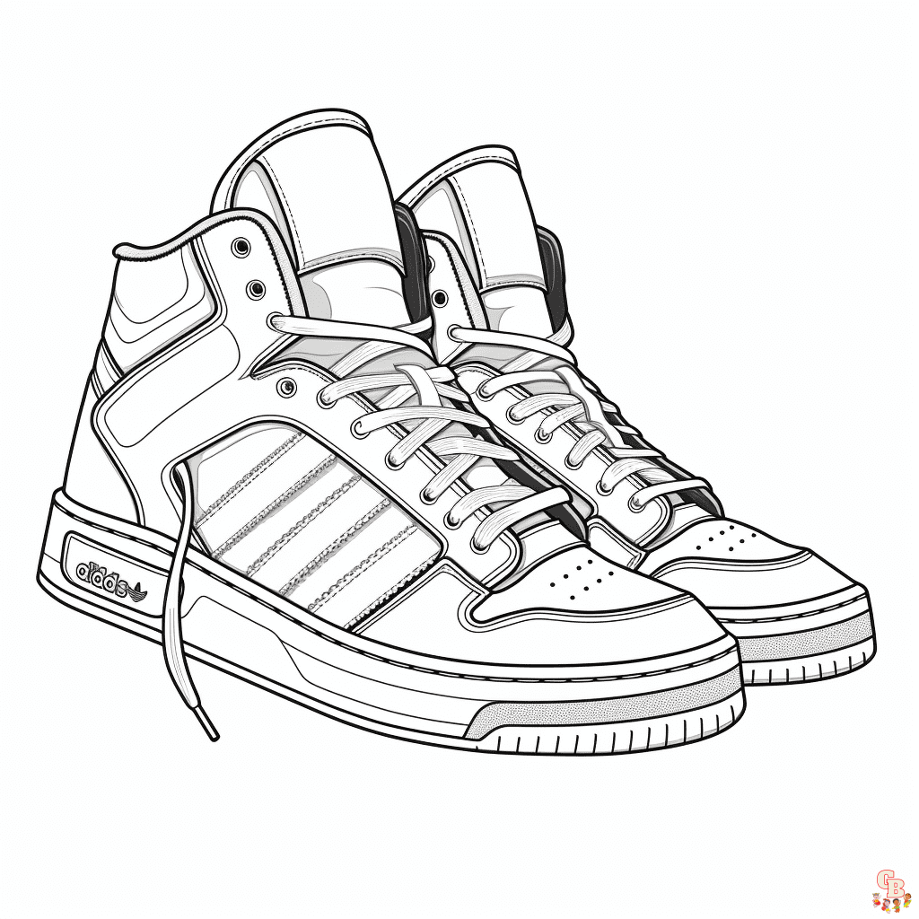 Free Adidas coloring pages for kids
