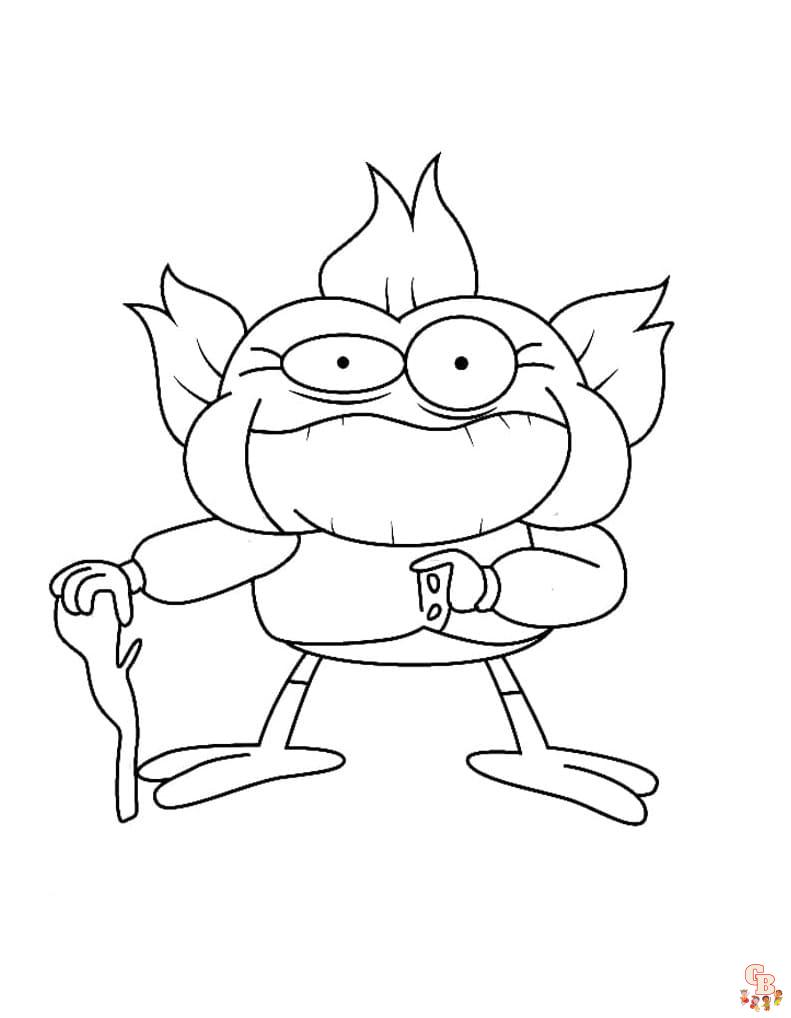 Free Amphibia coloring pages for kids