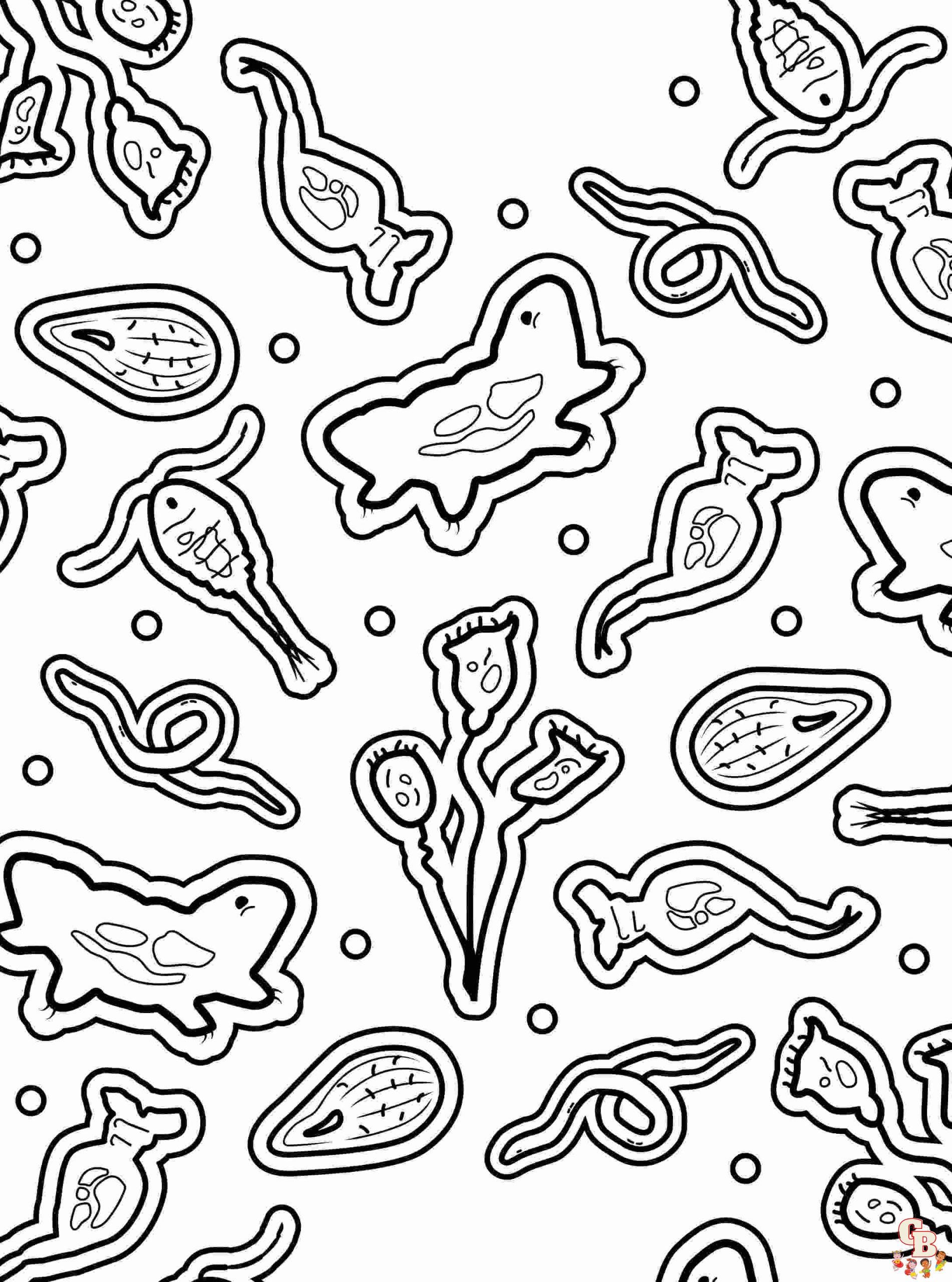 Free Biology coloring pages for kids