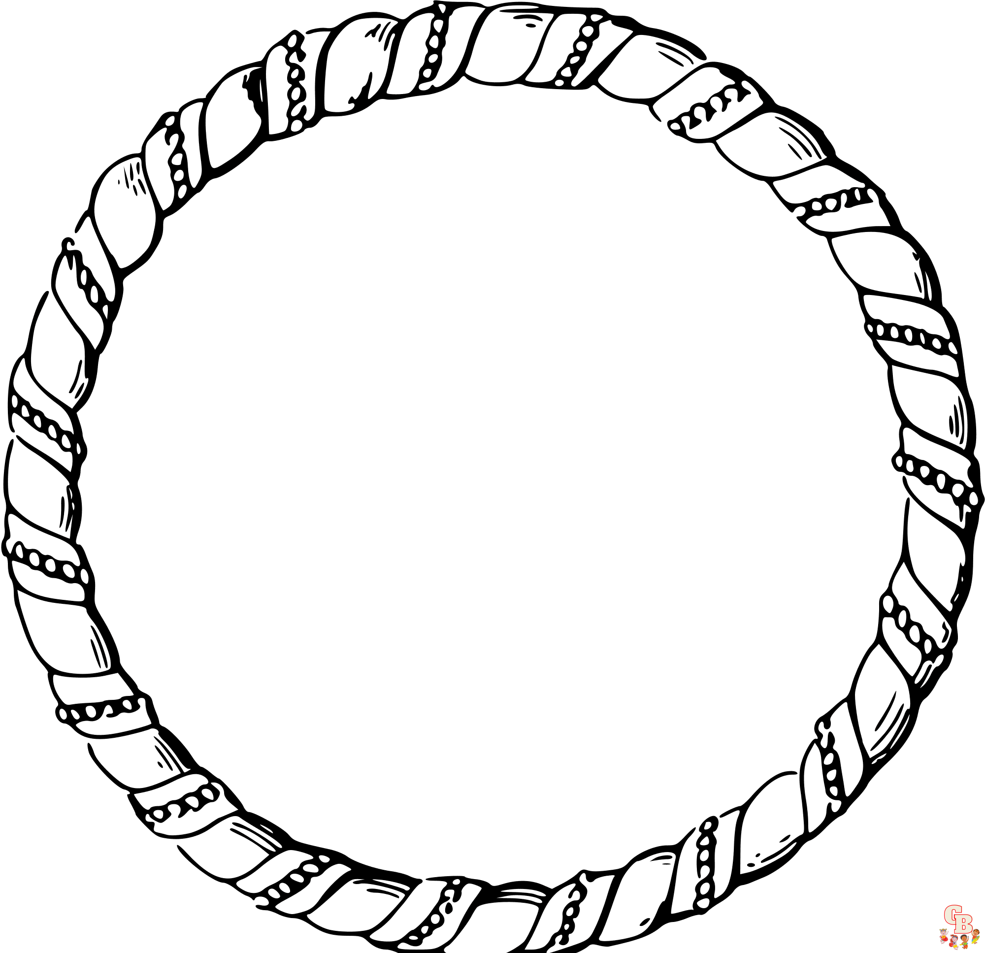 Free Bracelet coloring pages for kids