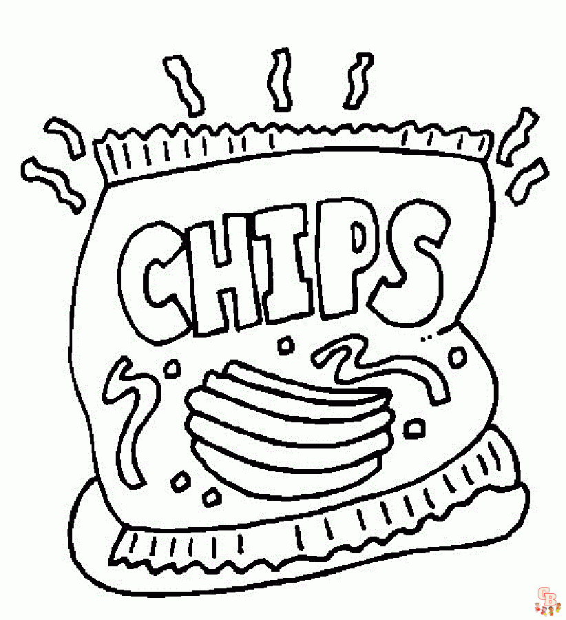 Free Chip coloring pages for kids