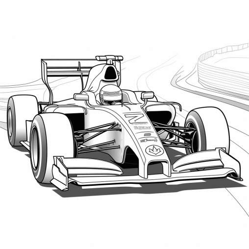 Printable F1 Coloring Pages Free For Kids And Adults