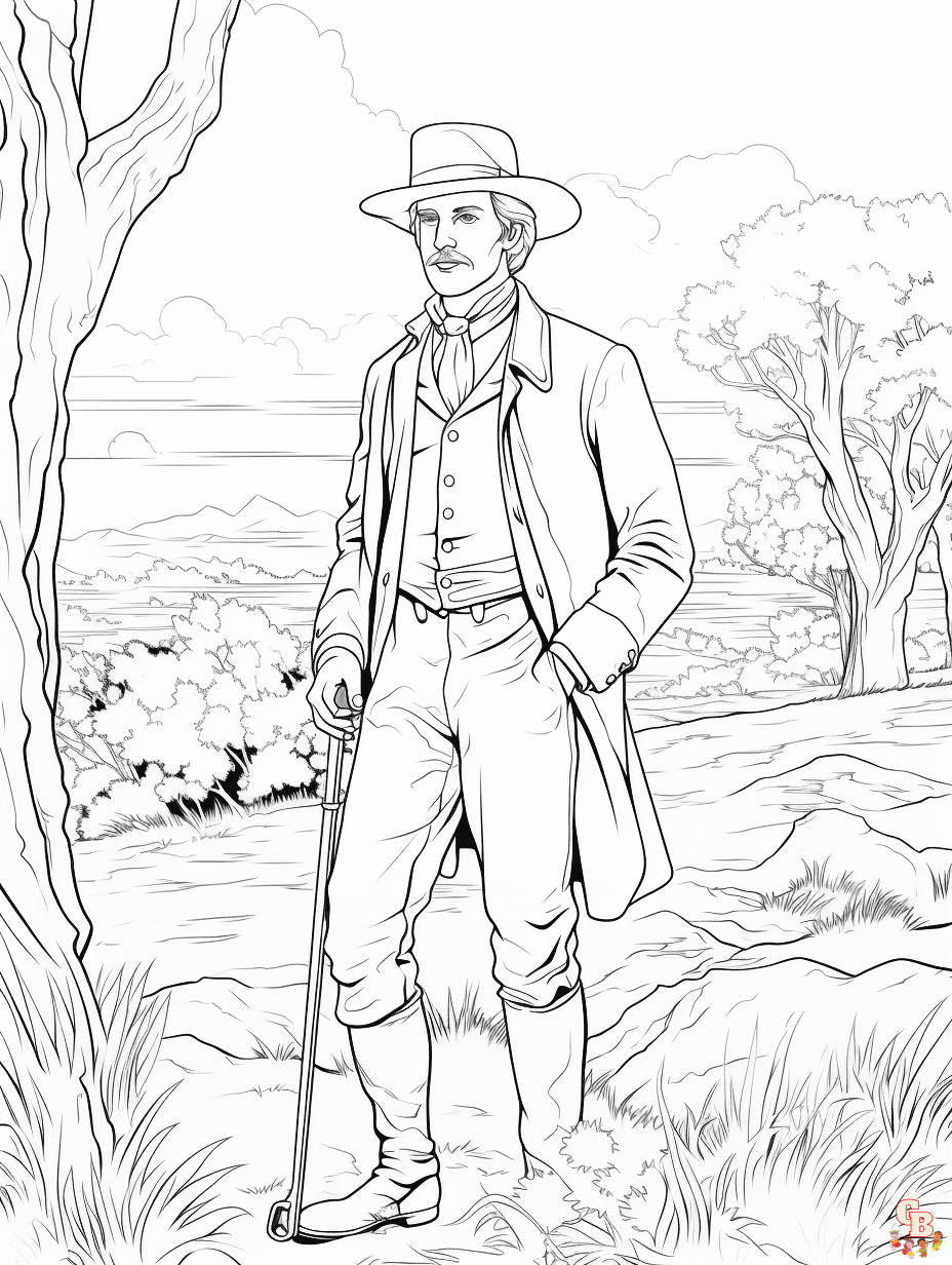 Free Man coloring pages for kids