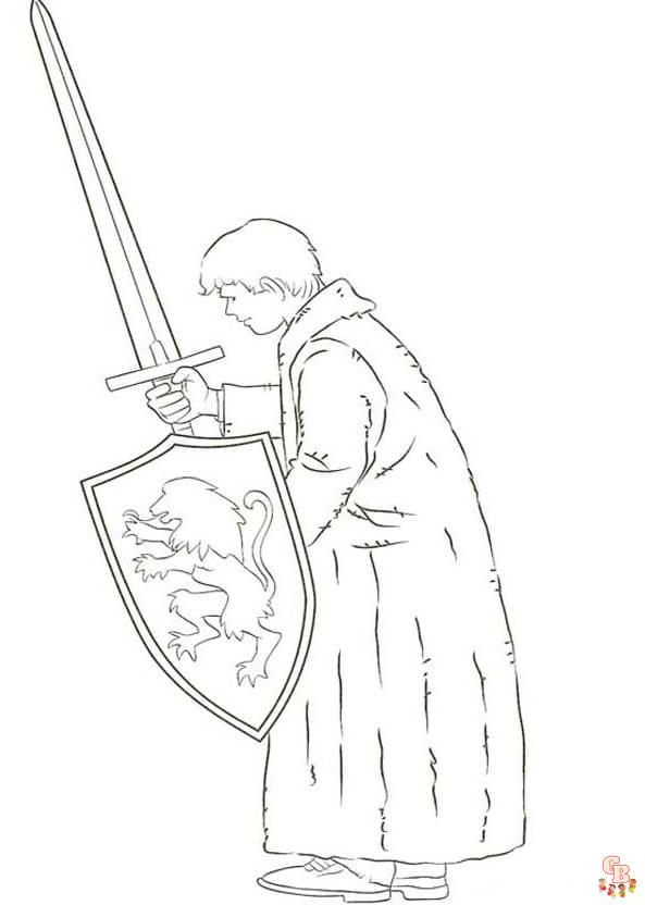 Free Narnia coloring pages for kids