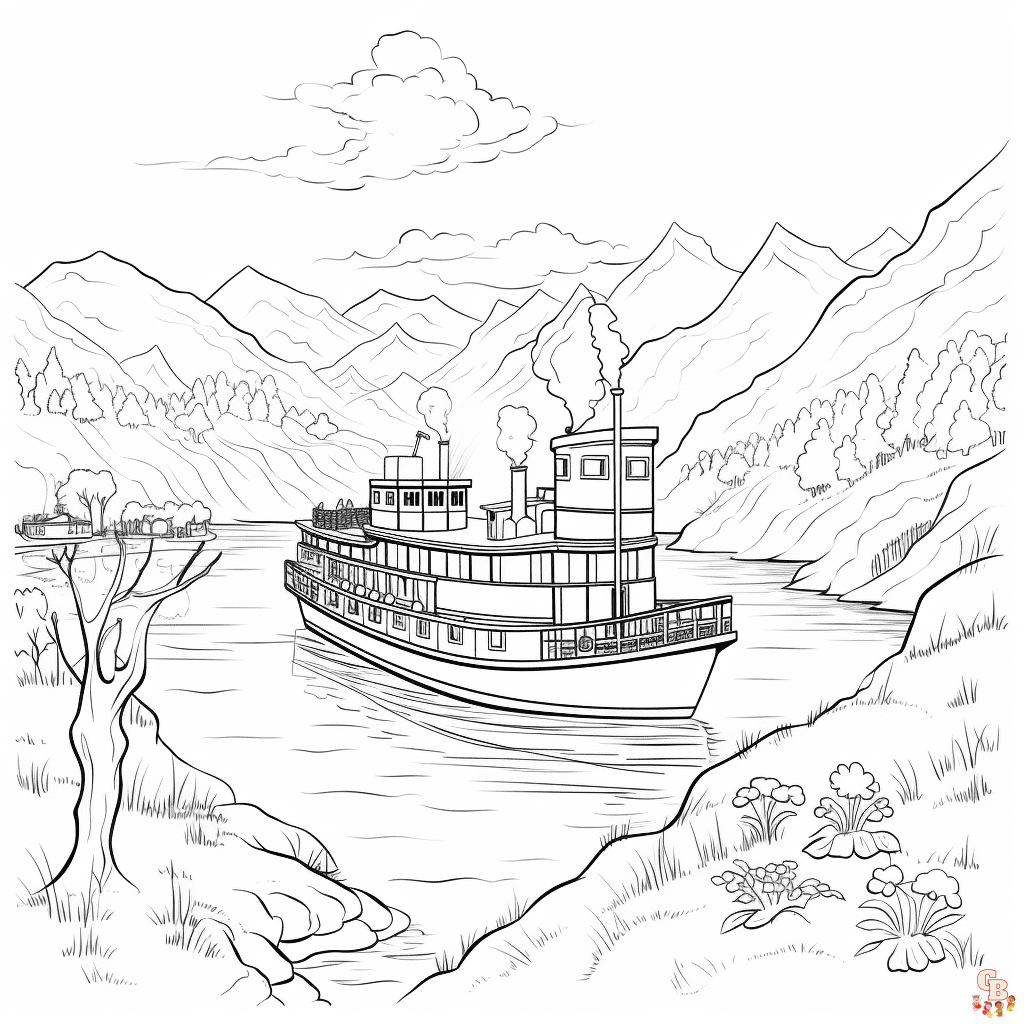 River Coloring Pages
