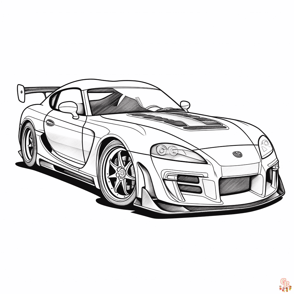 Free Supra coloring pages for kids