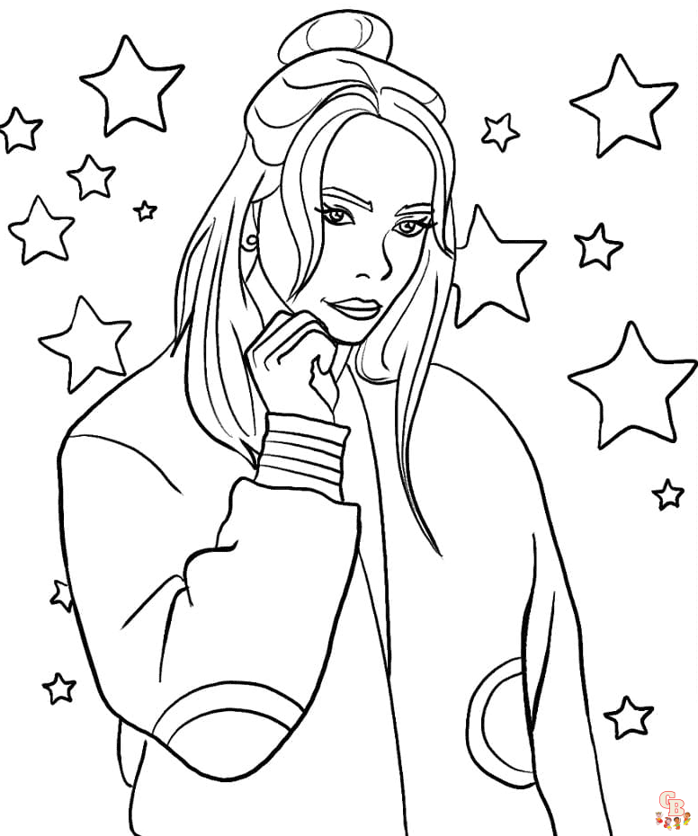 Free celebrity coloring pages for kids