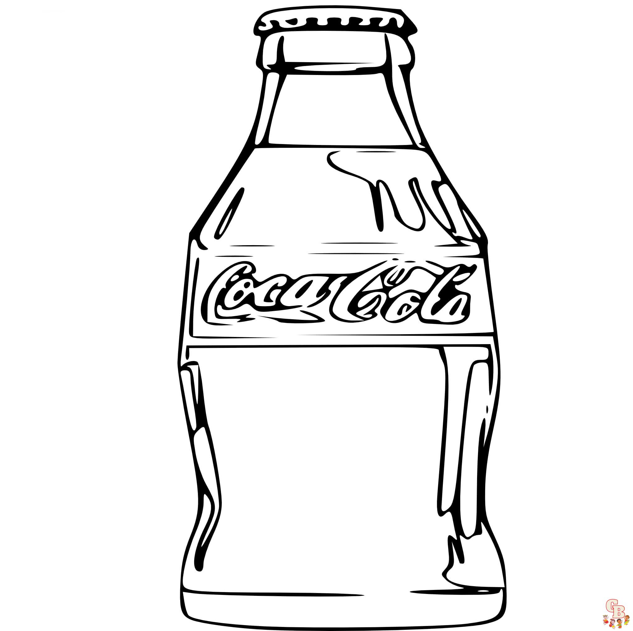 Free coca cola coloring pages for kids