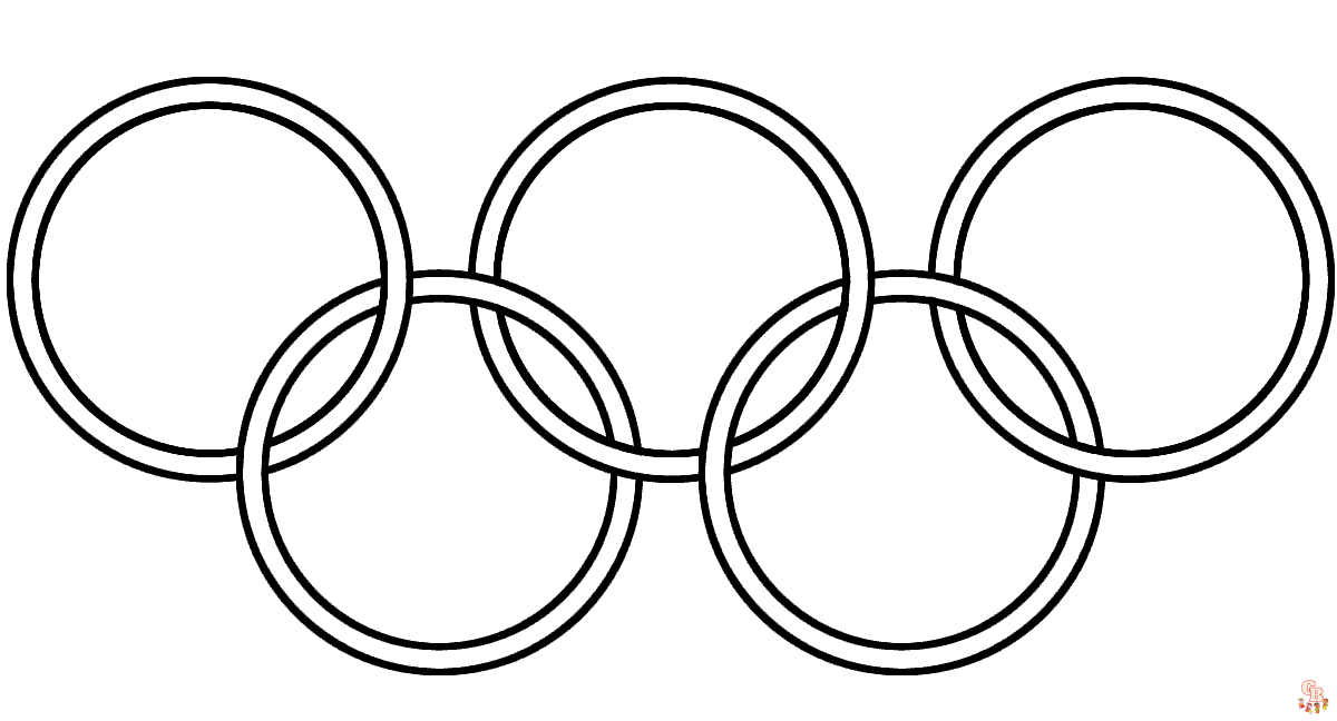 Free olympic coloring pages for kids