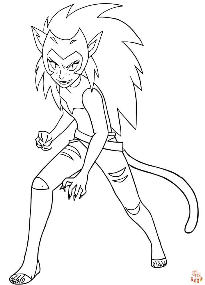 Free she ra coloring pages for kids
