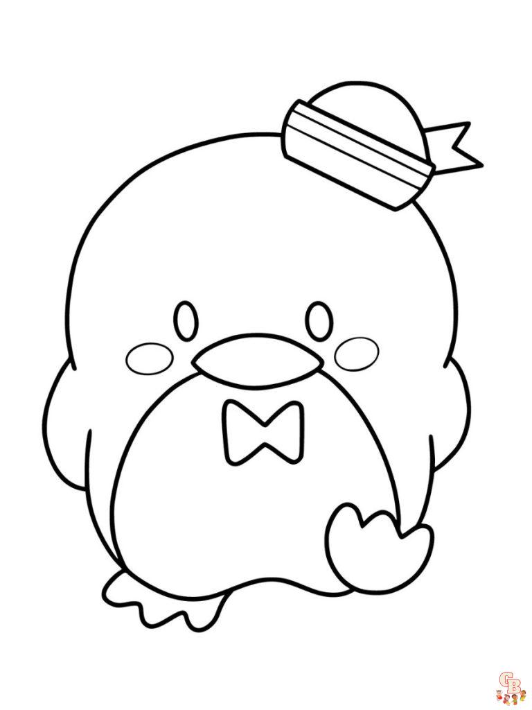 Printable Tuxedo Sam Coloring Pages Free For Kids And Adults