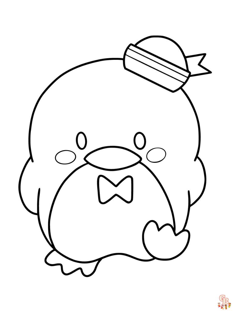 Free tuxedo sam coloring pages