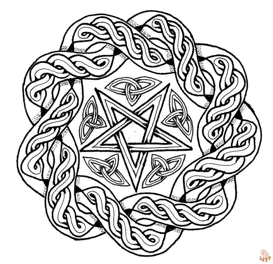 Free wiccan coloring pages for kids