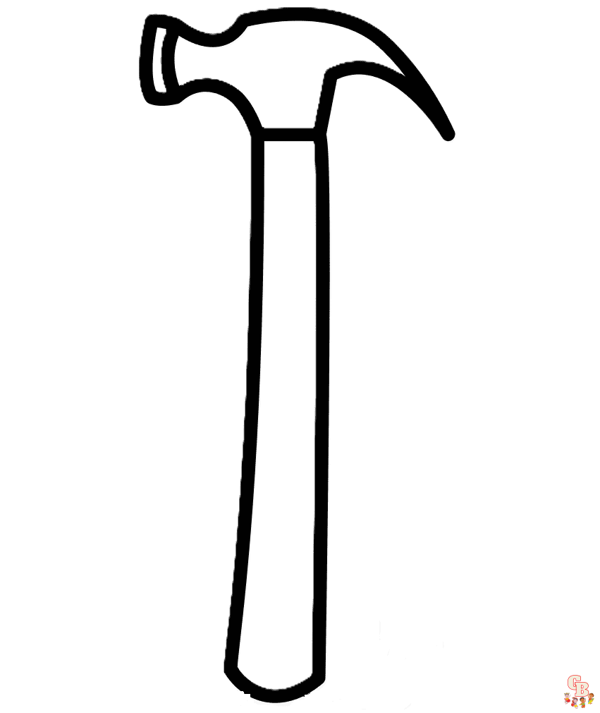 Hammer Coloring Pages