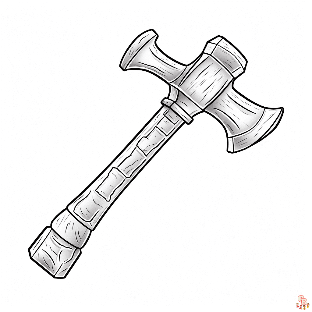 Hammer Coloring Pages