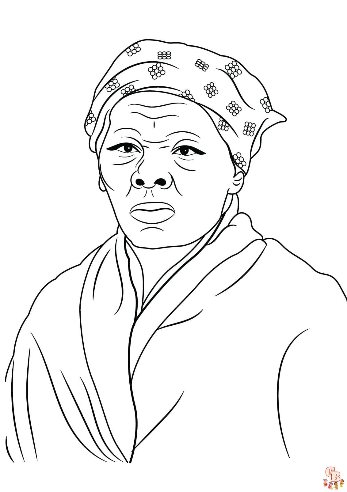 Harriet Tubman coloring pages printable
