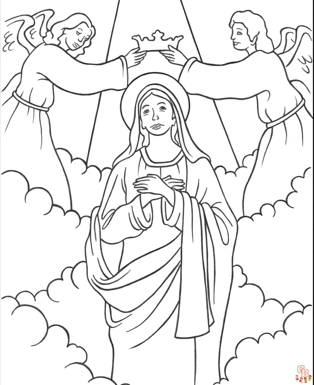 Heaven coloring pages printable