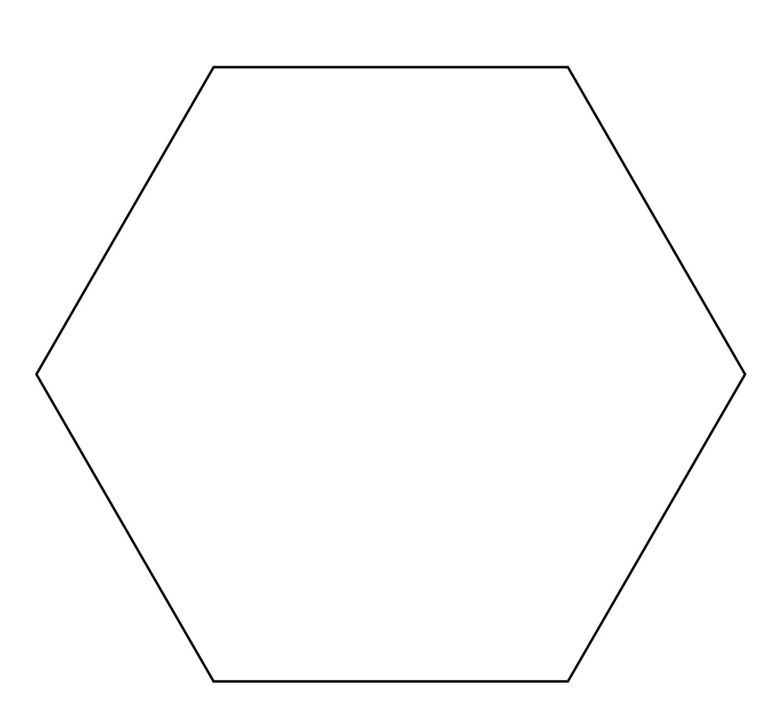 Printable Hexagon Coloring Pages Free For Kids And Adults