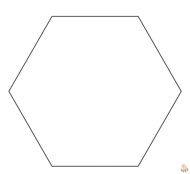 Printable Hexagon Coloring Pages Free For Kids And Adults